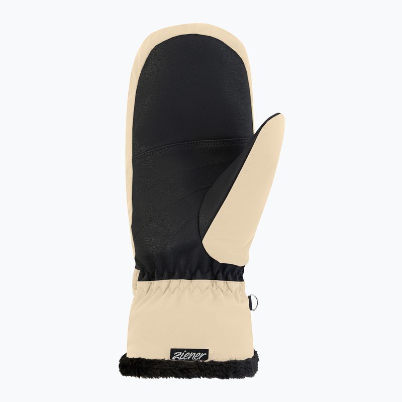 Mănuși de schi pentru femei Ziener Keaki-Z Aquashield PR Mitten Glove soft taupe 3