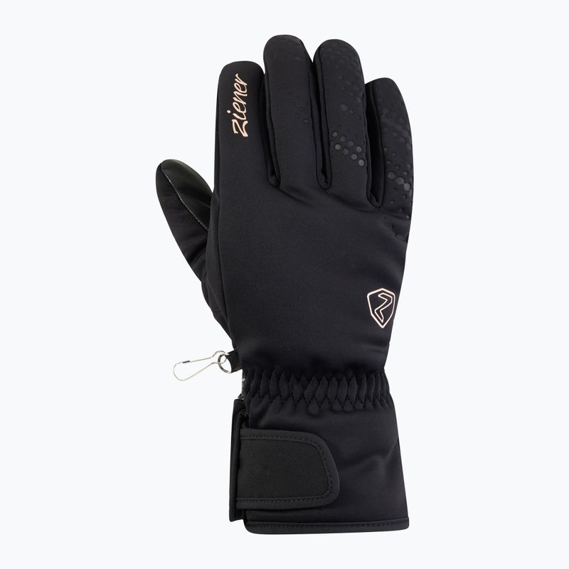 Mănuși de schi pentru femei Ziener Kehnia-Z Aquashield PR Glove black/rose metallic 2
