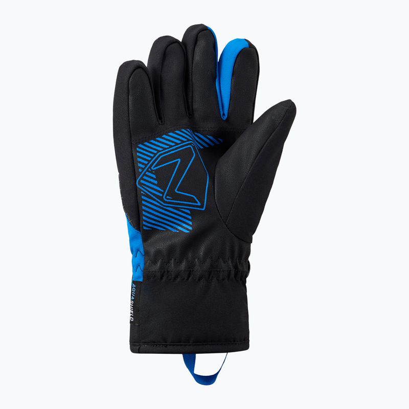Mănuși de schi pentru copii ZIENER Luuki-Z Aquashield black/persian blue 3