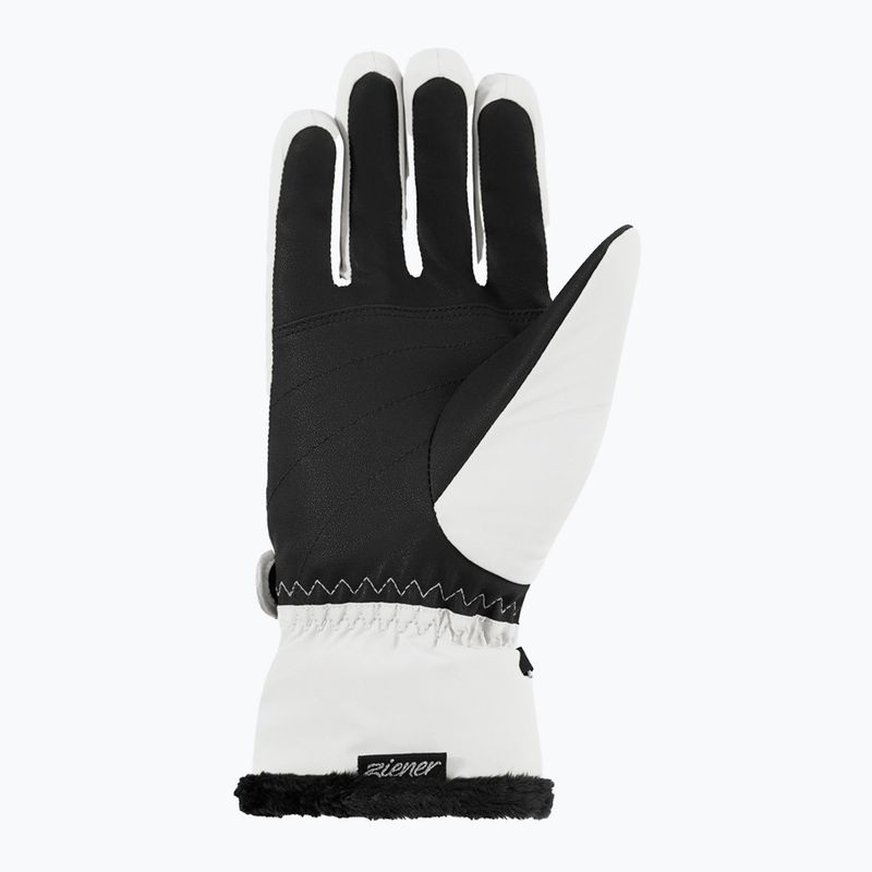 Mănuși de schi pentru femei ZIENER Keaka-Z Aquashield PR white 3