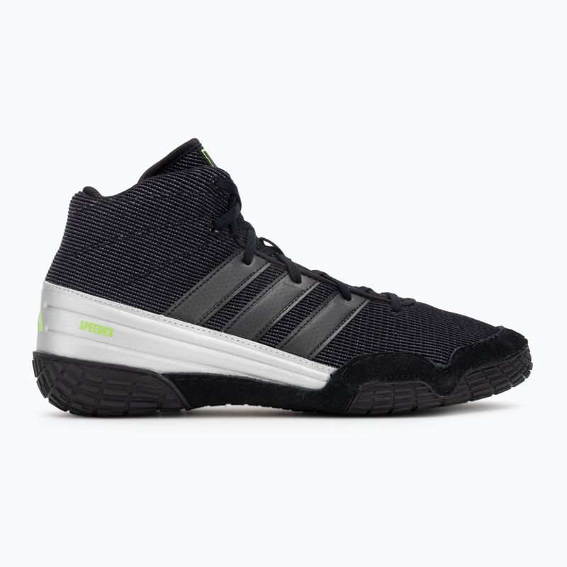 Încălțăminte de box adidas Speedex core black/lucid lemon 2