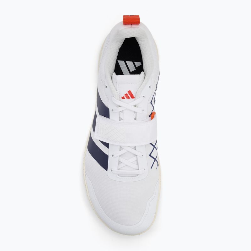 Încălțăminte de ridicare greutăți adidas The Total 2 Footwear white/dark blue/royal blue 5