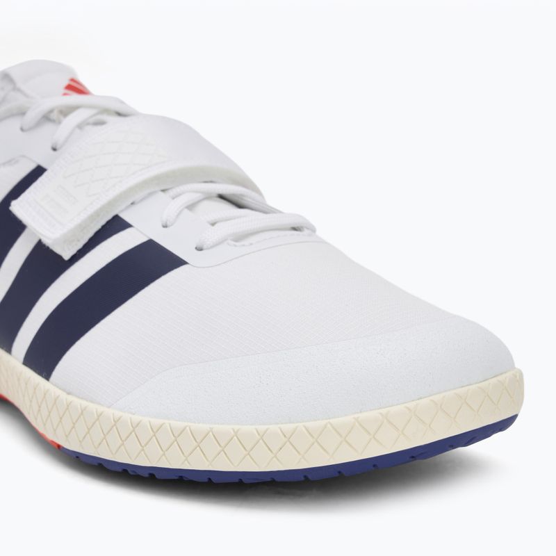 Încălțăminte de ridicare greutăți adidas The Total 2 Footwear white/dark blue/royal blue 7