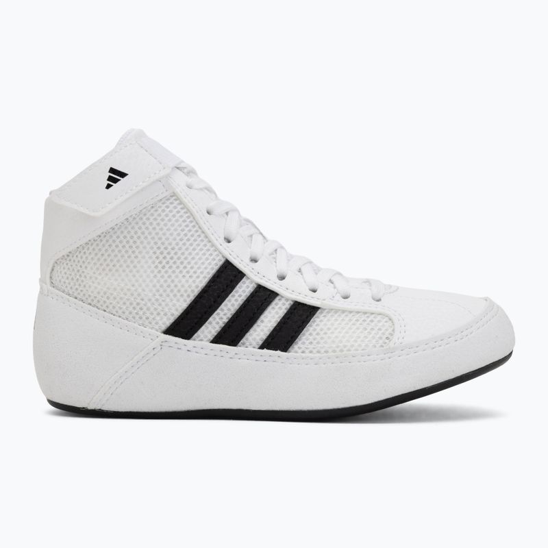 Încălțăminte de box pentru copii adidas Havoc white/black 2