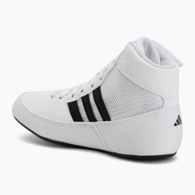 Încălțăminte de box pentru copii adidas Havoc white/black 3