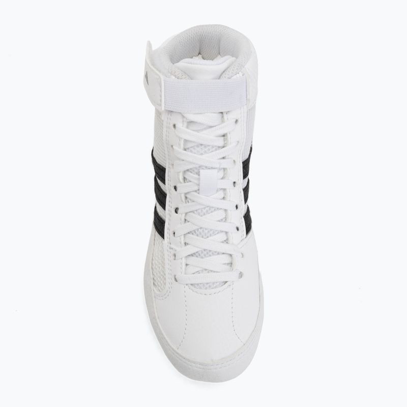Încălțăminte de box pentru copii adidas Havoc white/black 5