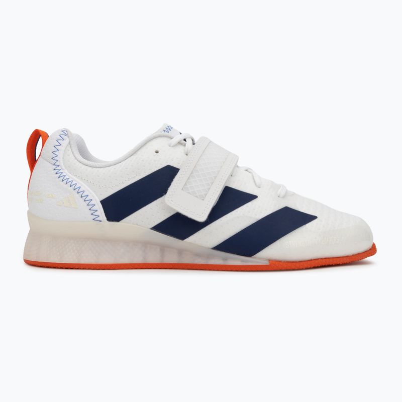 Încălțăminte de ridicare greutăți adidas Adipower Weightlifting III Footwear white/dark blue/royal blue 2