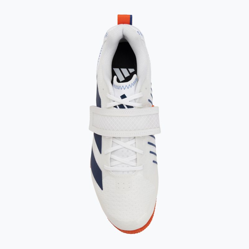 Încălțăminte de ridicare greutăți adidas Adipower Weightlifting III Footwear white/dark blue/royal blue 5