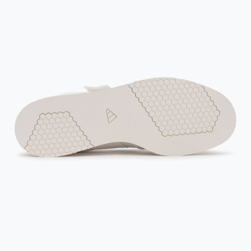 Încălțăminte de ridicare greutăți adidas Powerlift 5 white 4