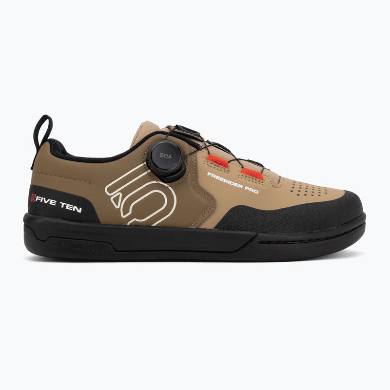 Încălțăminte de ciclism platformă pentru bărbați adidas FIVE TEN Freerider Pro Boa cardboard/off white/core black 2