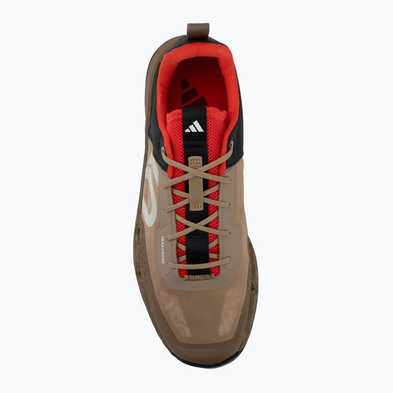 Încălțăminte de ciclism platformă pentru bărbați adidas FIVE TEN Trailcross LT cardboard/off white/core black 5