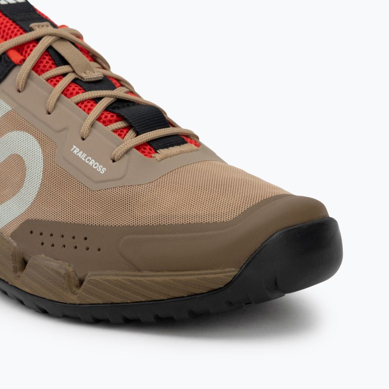 Încălțăminte de ciclism platformă pentru bărbați adidas FIVE TEN Trailcross LT cardboard/off white/core black 7