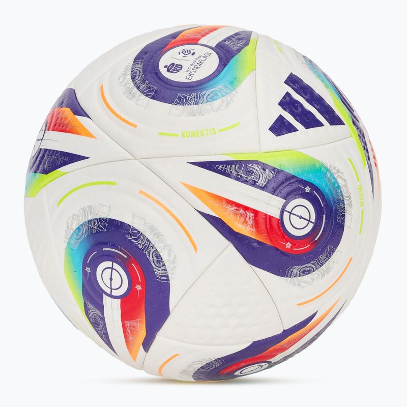 Minge de fotbal adidas Ekstraklasa Pro white mărime 5 2