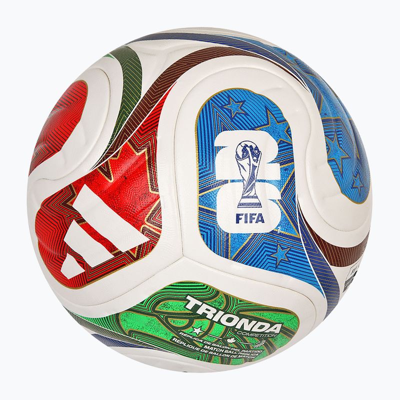 Minge de fotbal adidas Trionda Competition World Cup multicolor mărimea 5 2