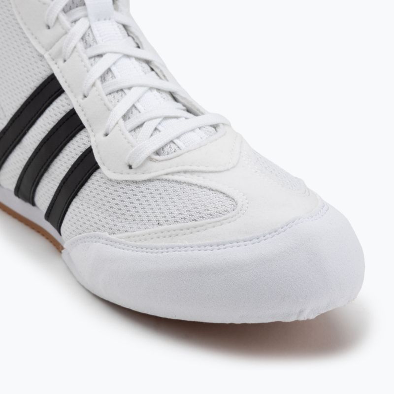 Încălțăminte de box adidas Box Hog II white/black 7