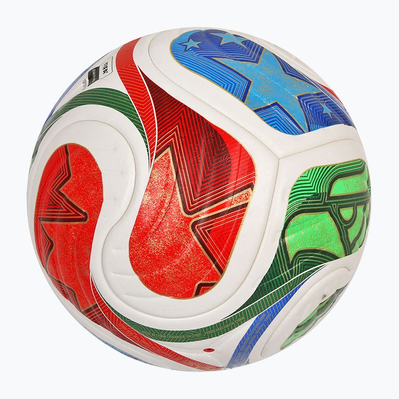 Minge de fotbal adidas Trionda Pro World Cup white/blue mărimea 5 5