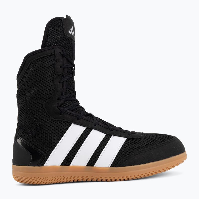 Încălțăminte de box pentru bărbați adidas Box Hog Wide black/white 2