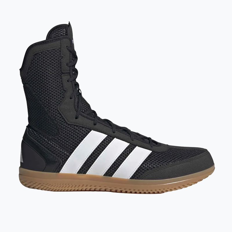 Încălțăminte de box pentru bărbați adidas Box Hog Wide black/white 2