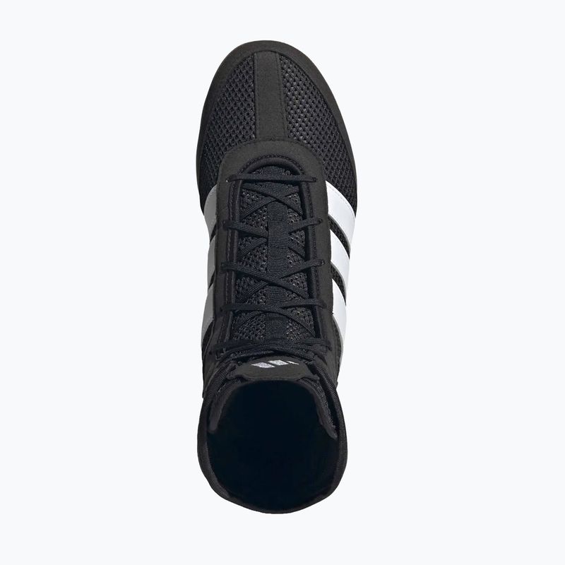 Încălțăminte de box pentru bărbați adidas Box Hog Wide black/white 5