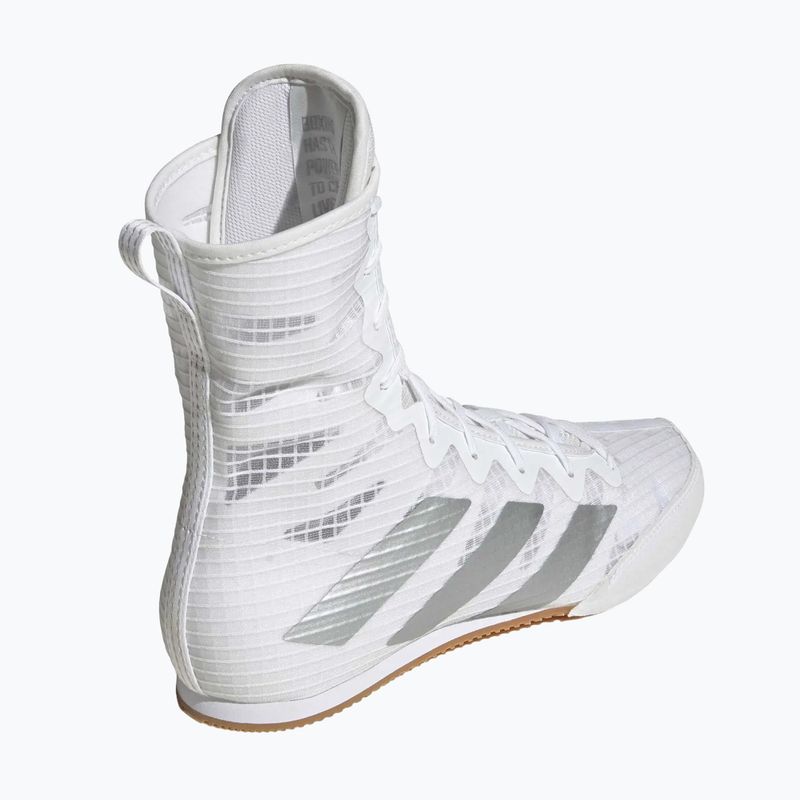 Încălțăminte de box adidas Box Hog 4 white/silver 2