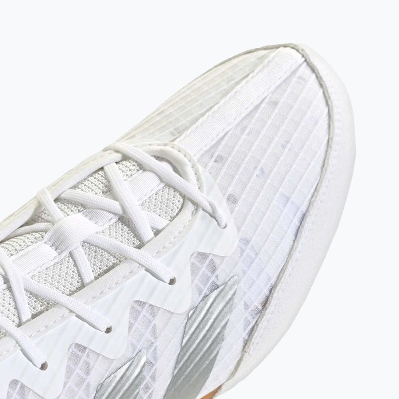Încălțăminte de box adidas Box Hog 4 white/silver 6