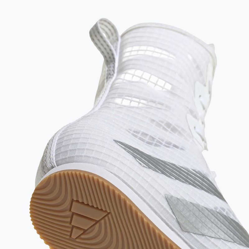 Încălțăminte de box adidas Box Hog 4 white/silver 7