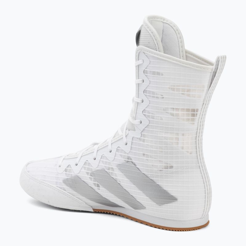 Încălțăminte de box adidas Box Hog 4 white/silver 3