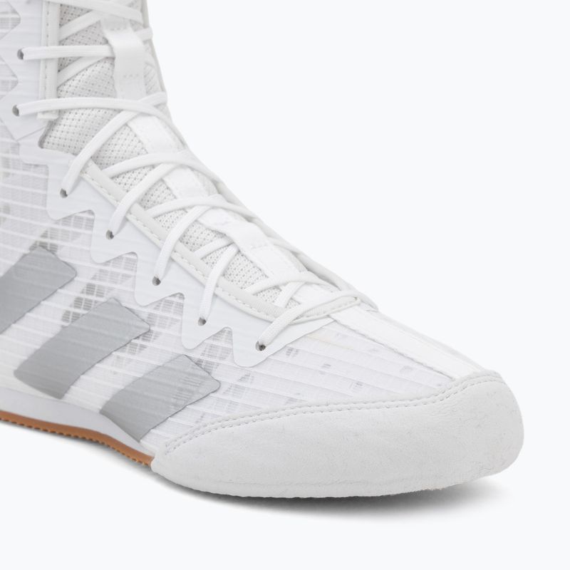 Încălțăminte de box adidas Box Hog 4 white/silver 7