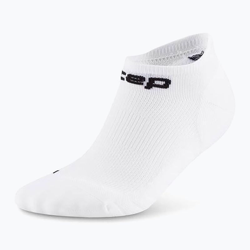 Șosete compresive pentru femei CEP Run No Show 5.0 white 2