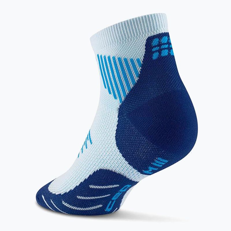Șosete compresive pentru femei CEP Run Low Cut 5.0 ice/blue 3