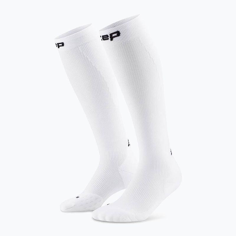 Șosete compresive pentru bărbați CEP Run Tall 5.0 white