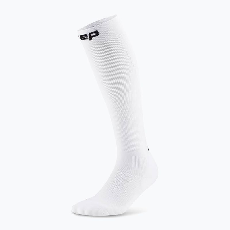 Șosete compresive pentru bărbați CEP Run Tall 5.0 white 2