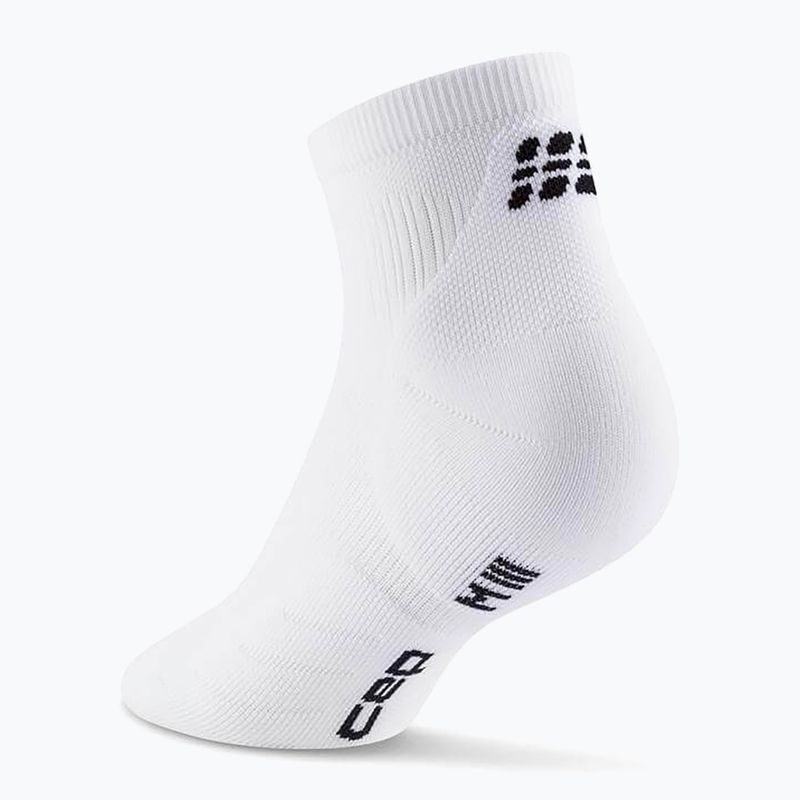 Șosete compresive pentru bărbați CEP Run Low Cut 5.0 white 3