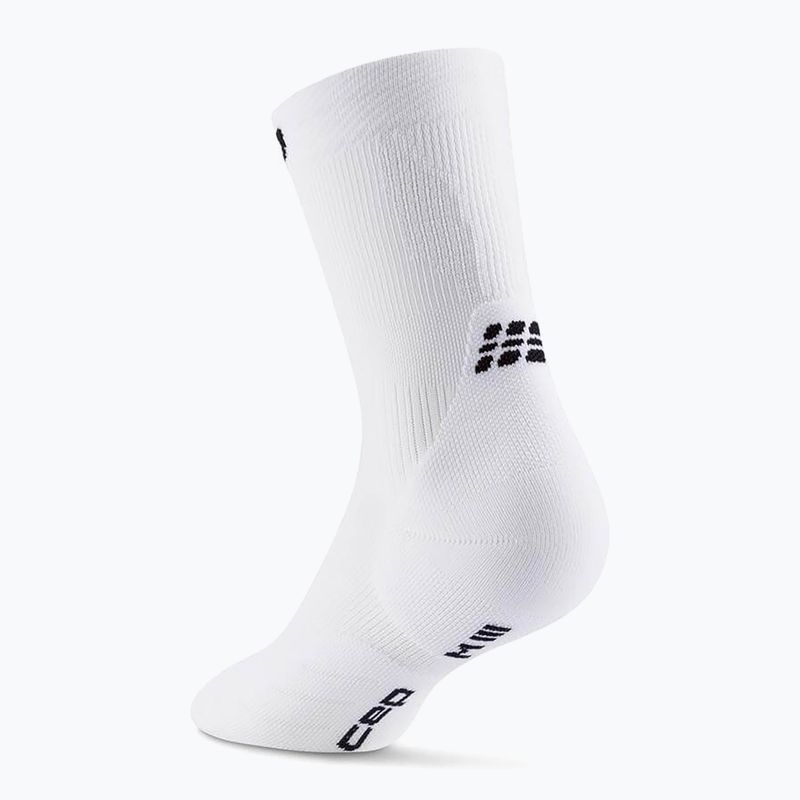 Șosete compresive pentru bărbați CEP Run Mid Cut 5.0 white 3
