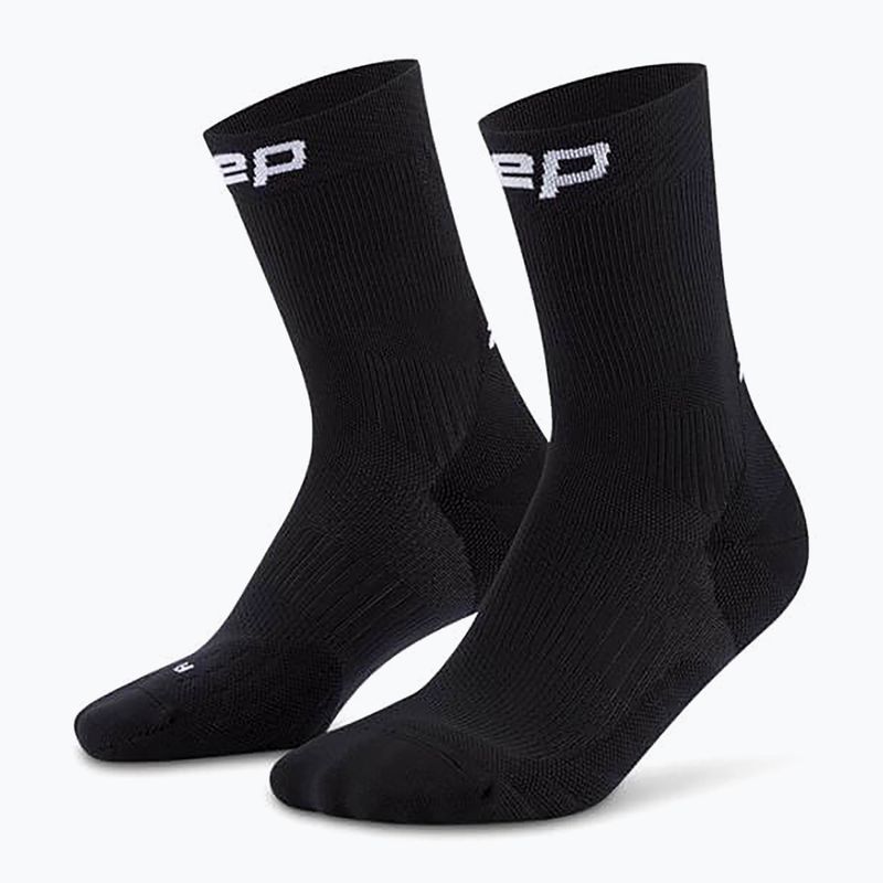 Șosete compresive pentru bărbați CEP Run Mid Cut 5.0 black