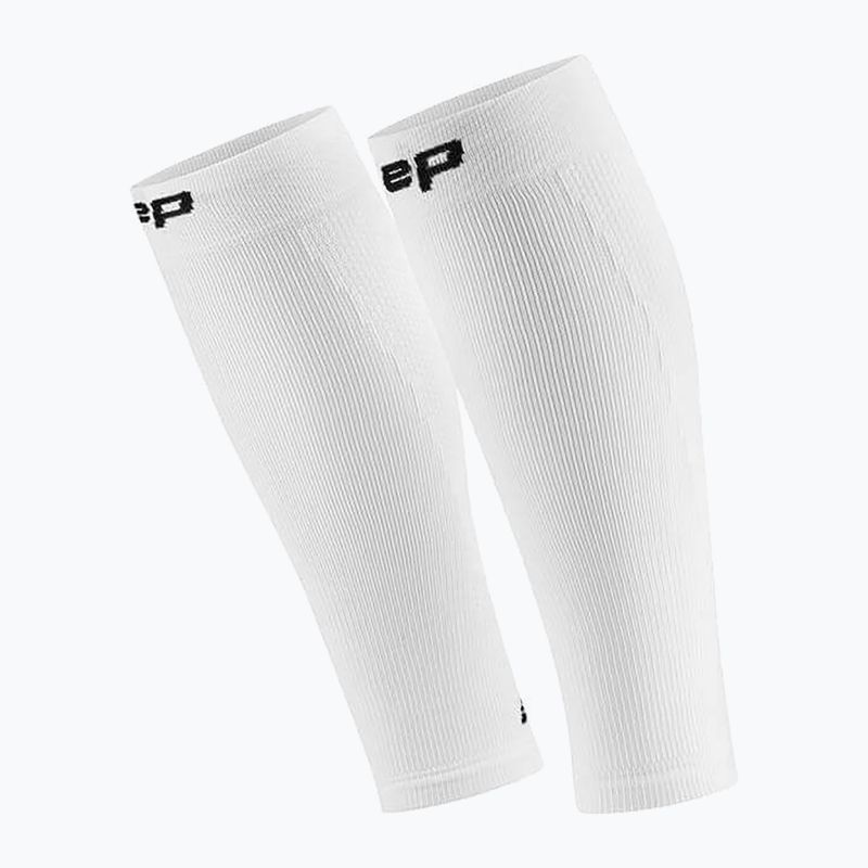 Benzi compresive de gambe pentru bărbați CEP Calf 5.0 white