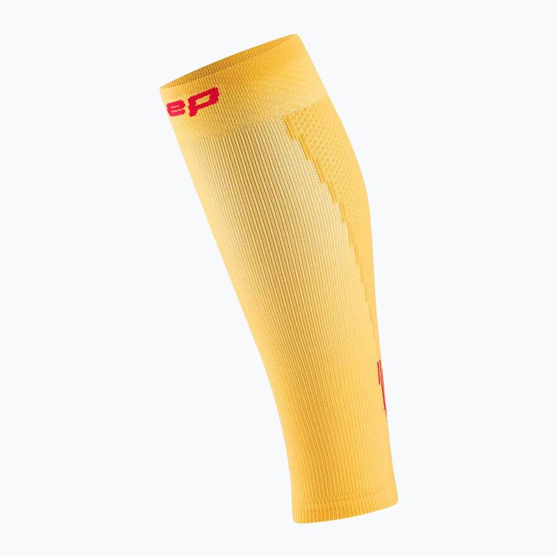 Benzi compresive de gambe pentru bărbați CEP Calf 5.0 marigold/burgundy 2