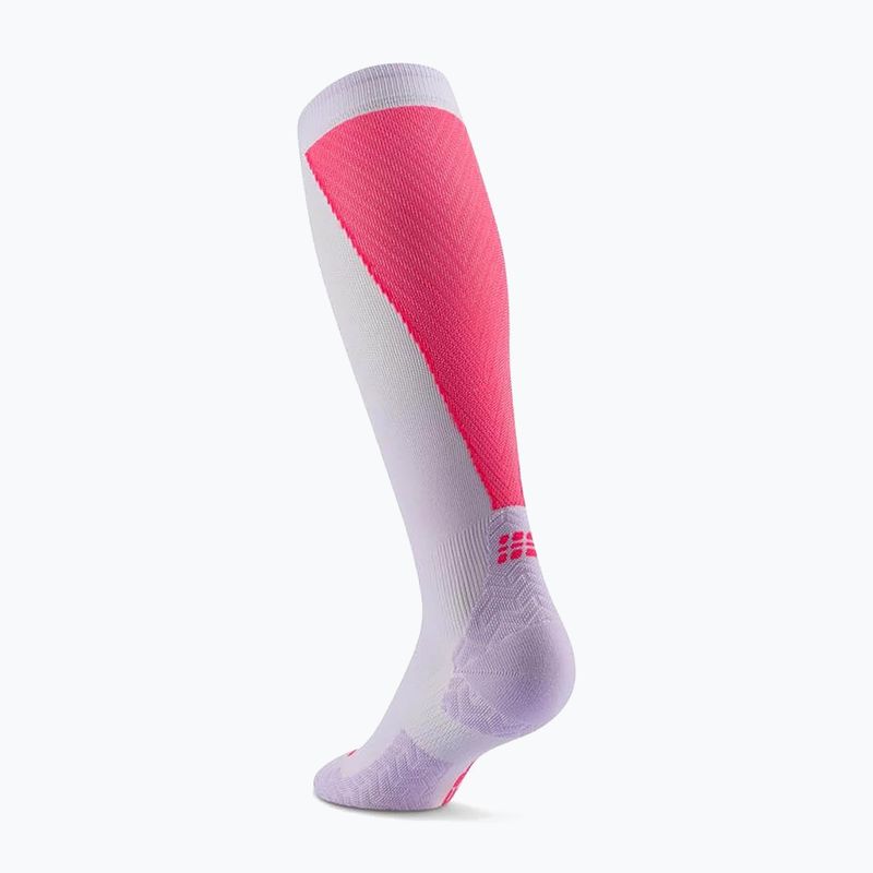 Șosete pentru femei CEP Ultralight Tall 4.0 lilac/pink 3