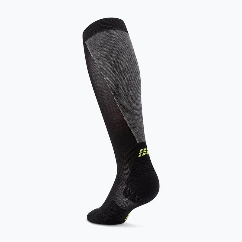 Șosete pentru bărbați CEP Ultralight Tall 4.0 black/grey 3