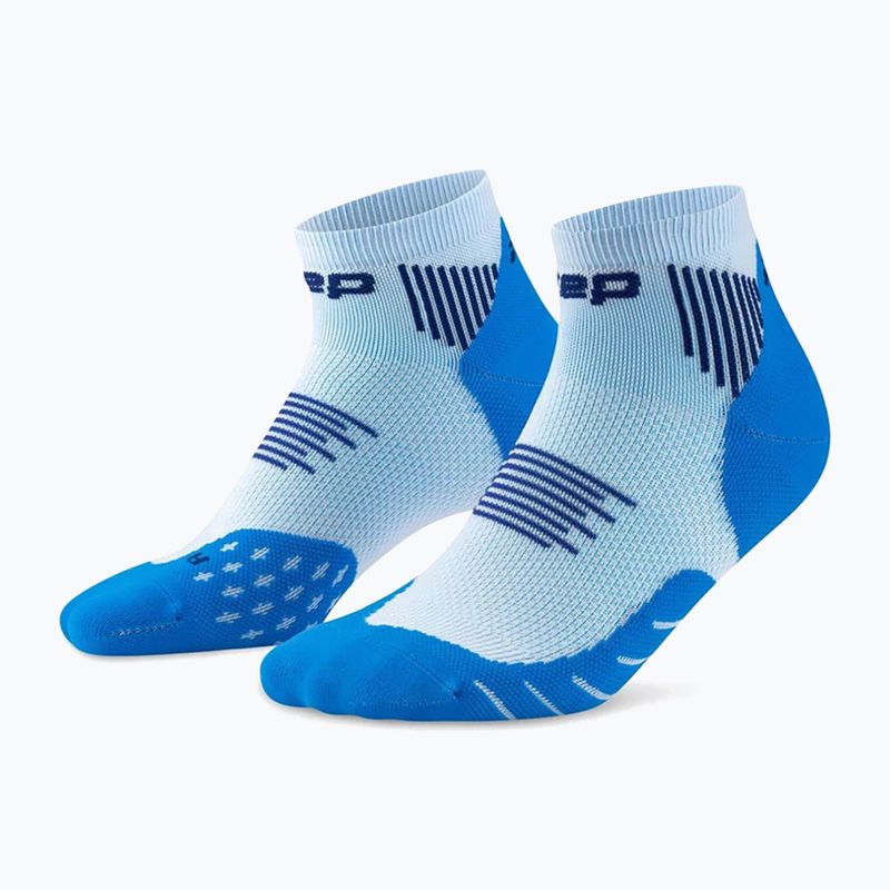 Șosete compresive pentru bărbați CEP Run Low Cut 5.0 blue/ice