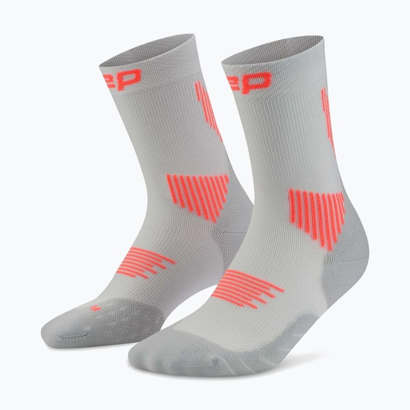 Șosete compresive pentru bărbați CEP Run Mid Cut 5.0 grey