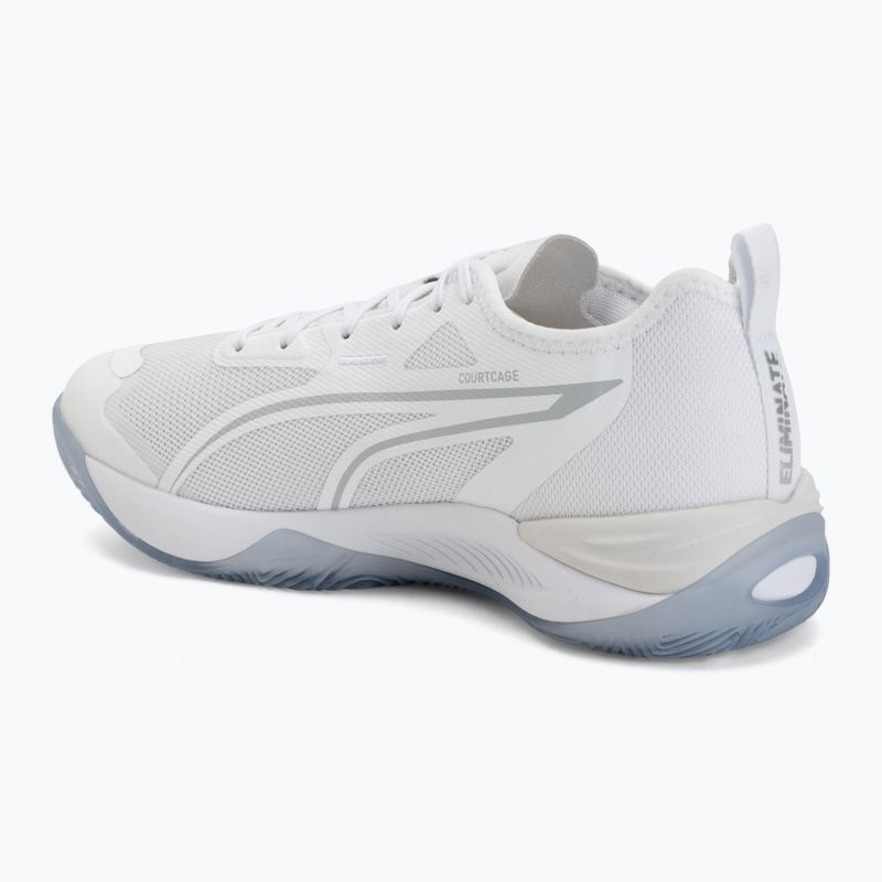 Încălțăminte de handbal PUMA Eliminate NITRO 4 puma white/puma silver 3