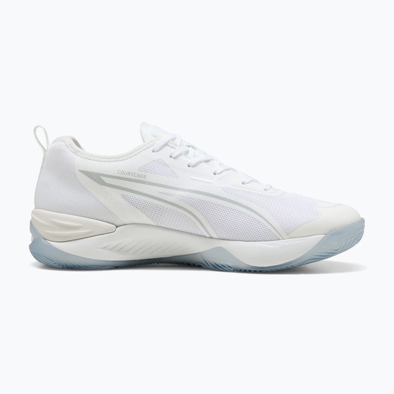 Încălțăminte de handbal PUMA Eliminate NITRO 4 puma white/puma silver 2