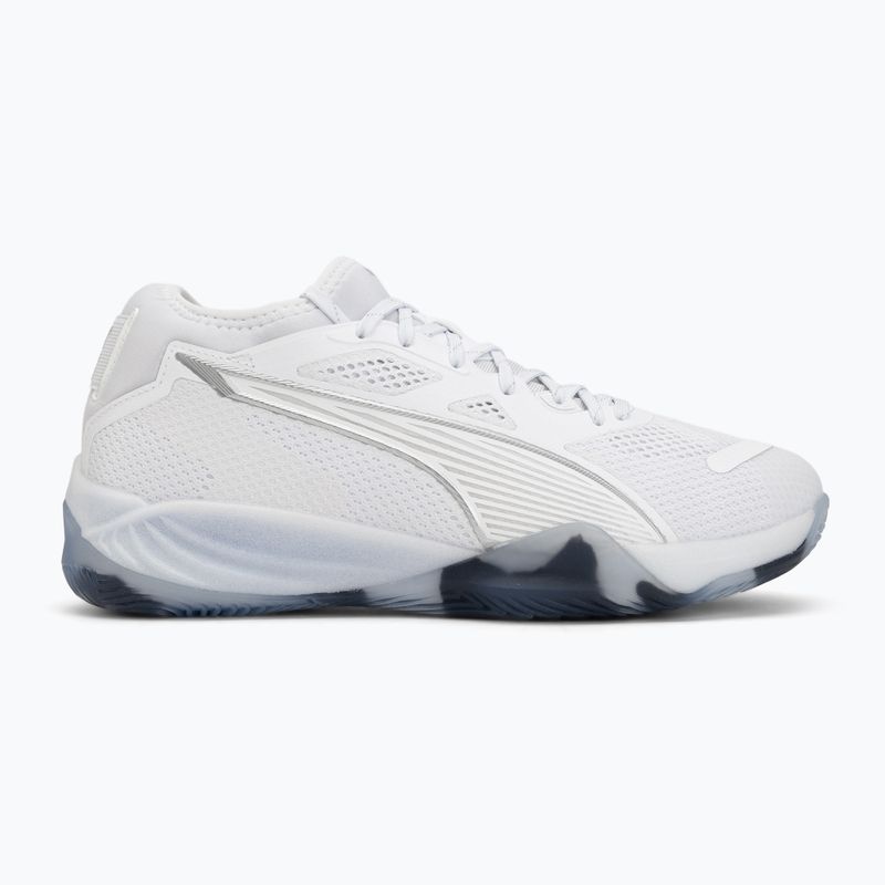 Încălțăminte de handbal PUMA Eliminate NITRO SQD 4 puma white/baltic sea blue/fresh water 2