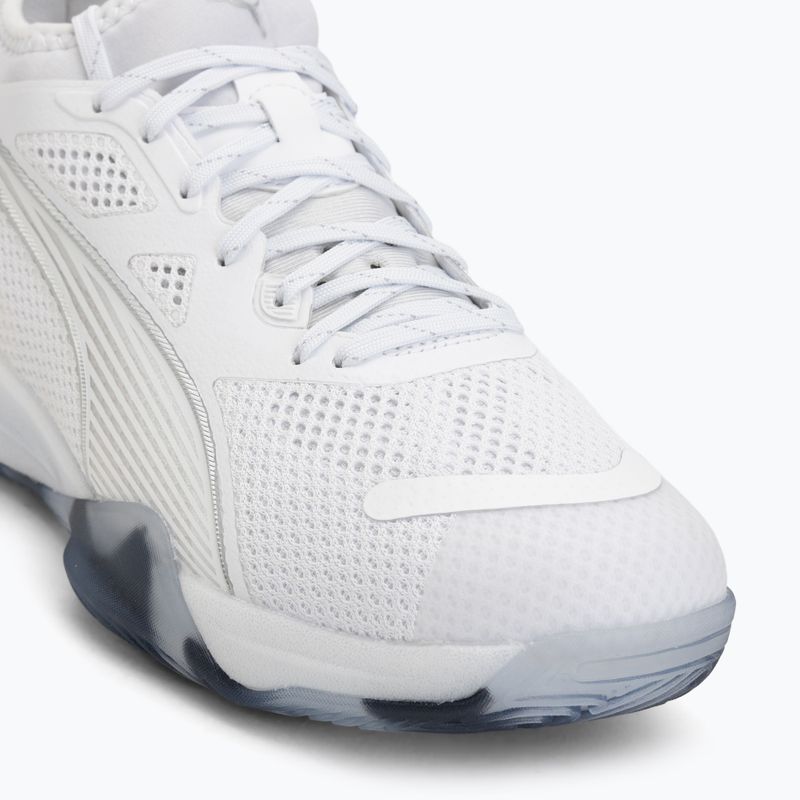 Încălțăminte de handbal PUMA Eliminate NITRO SQD 4 puma white/baltic sea blue/fresh water 7