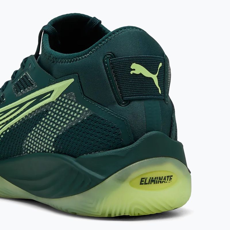 Încălțăminte de handbal PUMA Eliminate NITRO SQD 4 green 4