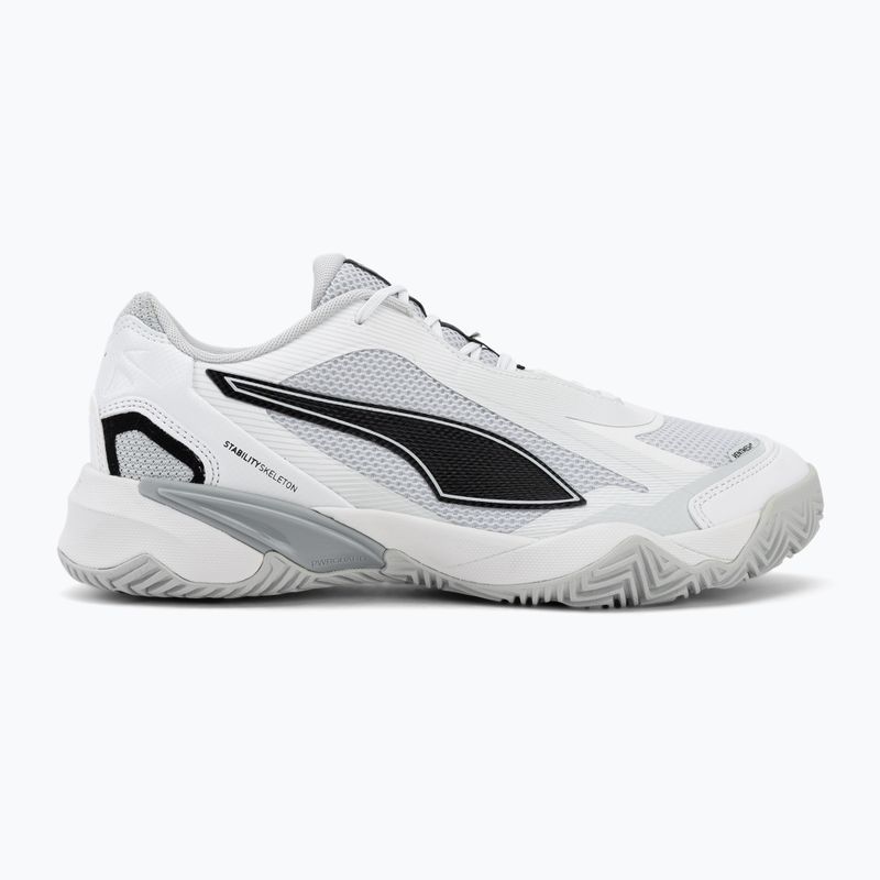 Încălțăminte de handbal pentru bărbați PUMA Solarstrike 4 puma white/puma black/silver 2