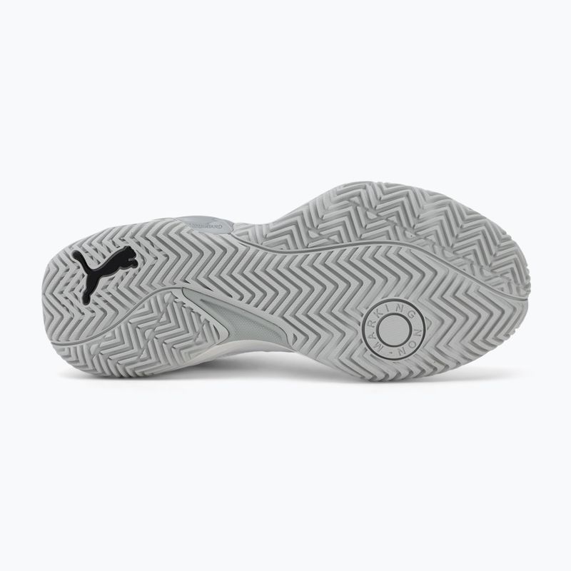 Încălțăminte de handbal pentru bărbați PUMA Solarstrike 4 puma white/puma black/silver 4