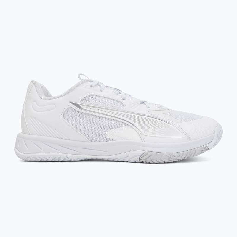 Încălțăminte de handbal PUMA Accelerate Pro 4 puma white/puma silver 2