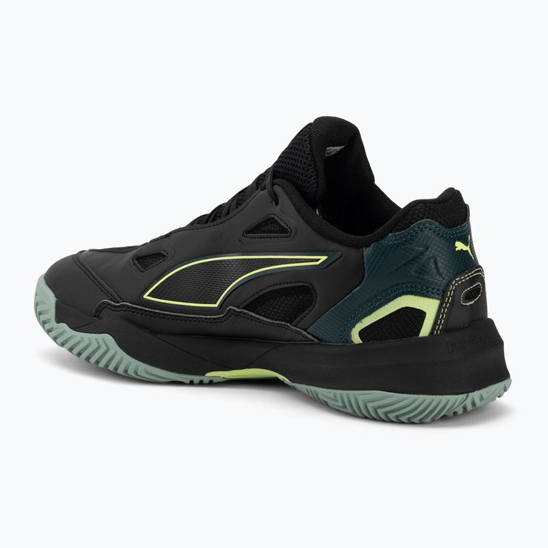 Încălțăminte de handbal pentru bărbați PUMA Solarstrike 4 puma black/green terrain/fizzy light 3